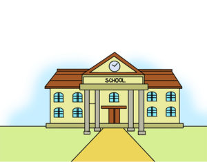 Готовый рисунок школы