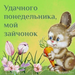 Пусть понедельник будет счастливым и ярким