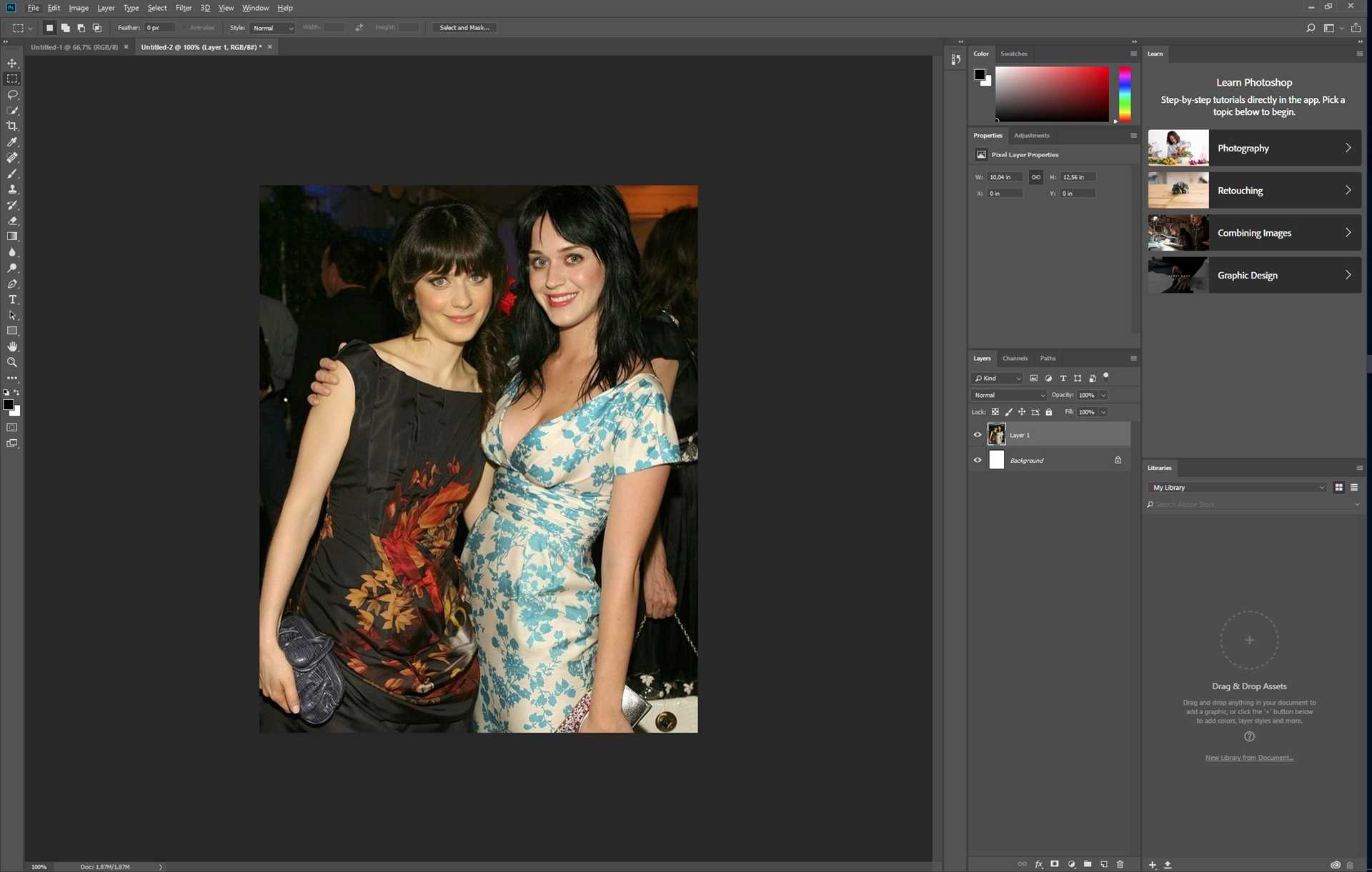 Подготовка к сканированию фото в Adobe Photoshop