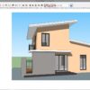 3D модель дома в программе для архитектурного проектирования