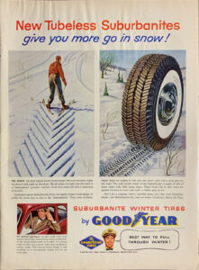 vintage ad goodyear tires 1950s