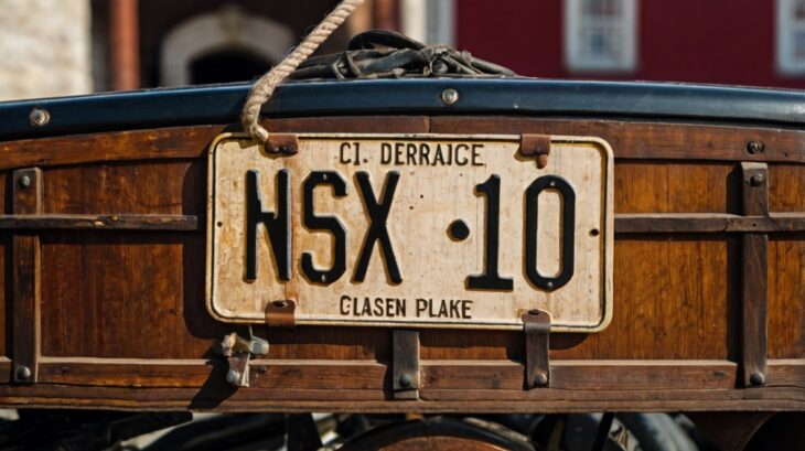 Leonardo Kino XL Automobile license plate in the form of a woo 3