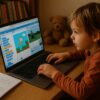 Ребенок разрабатывает игру
