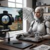 Дизайнерское рабочее место, где на мониторе запущен PUBG