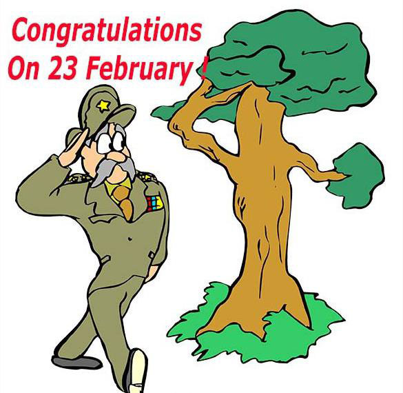 Congratulations on 23 february