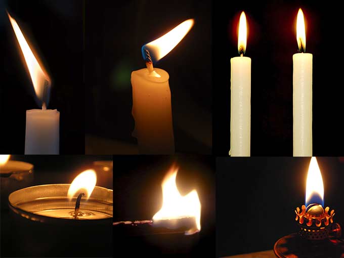 фото пламени свечи