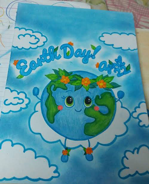 Картинка с деревьями в День Земли