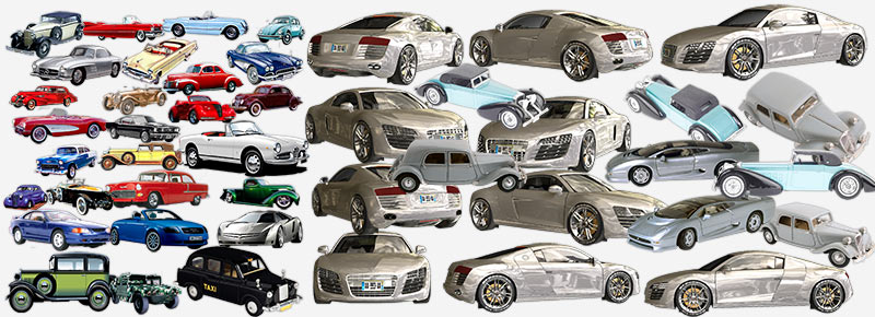 модели ретро и спортивных авто, клип-арт, 47 штук