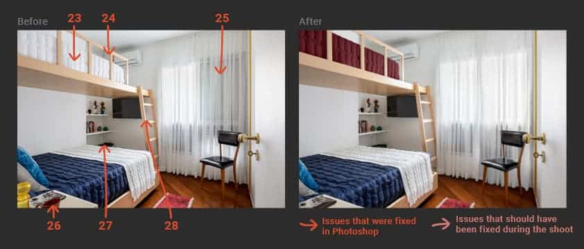 Спальня советы Photoshop для дизайна интерьера 1