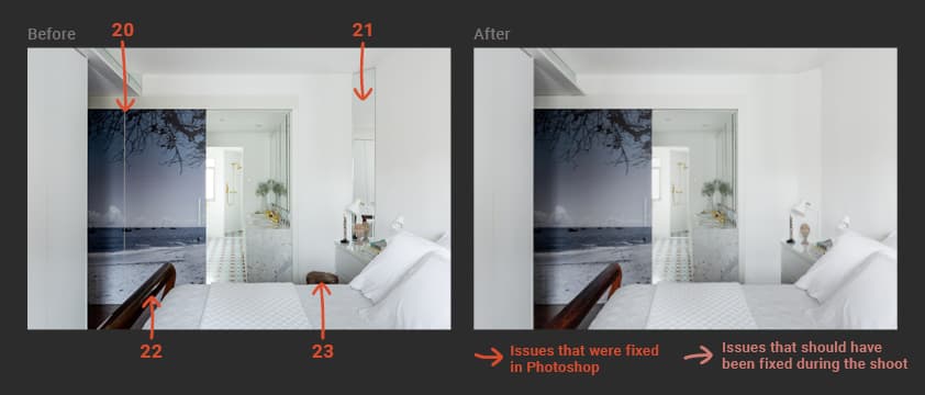 Спальня советы Photoshop для дизайна интерьера